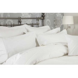 Belledorm Hotel Suite 1200 Thread Count White Fitted Sheets
